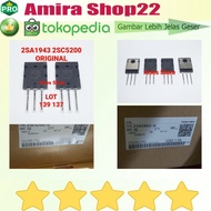 m23c4 Transistor TOSHIBA 2SA1943 2SC5200 A1943 C5200 JAPAN BAGUS