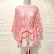 CARDIGAN BROKAT CROP OUTER BRUKAT CAPE KONDANGAN PESTA BAJU BROKLAT SERAGAM BRIDESMAID OUTFIT ATASAN