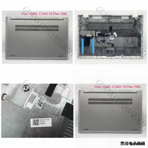 HTS...Lower Case for Lenovo IdeaPad FLEX-15IWL C340-15 Flex-15IIL 5CB0S17571