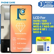 Lcd For Vivo V27E / S15 / S16E / Iqoo 7 / Iqoo Neo 5 / Neo 5S / Neo 6 SE / Neo 6 (With Touch Screen 