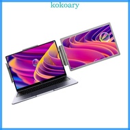 KOK Portable Monitor Screen Extender FHD Resolution USB Type C HDTV Inputs Adjustable Angled Stand O