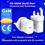 100W GaN PD Charger Multi-Port Fast Charging with PPS | Laptop & Phone Simultaneous Quick Charge