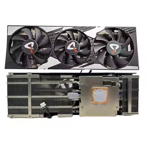 Custom GPU Heatsink OEM-Spec for Inno3D RTX 3070 iChill Vulcan OC, 48x71mm Mount Holes, High Perform