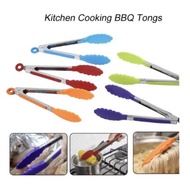 Discount ~ Tongs Fried Food Tongs Fried Cake Frying Pan Grill bbq Tongs Silicone Tongs