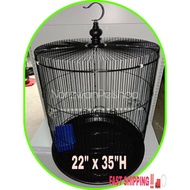 💥SANGKAR BURUNG MURAI BATU 22inci MAGPIE BIRDCAGE sangkar burung murai batu 22" large birdcage magpie cage sangkar bulat