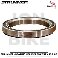 Bearing Strummer 51.8 mm x 45 x 45 x 7H Headset Taper Steel by ACB Head Set Laker Klaher Frame Bicyc