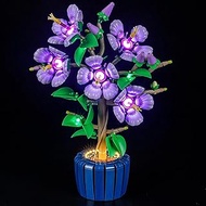 GEAMENT LED Light Set Compatible with Lego Hibiscus Botanical Collection 10372 Building Blocks Model