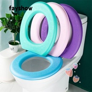 FAY Toilet Seat Cover All seasons universal Pure Color Washable Bathroom Accessories Pad Bidet Cover
