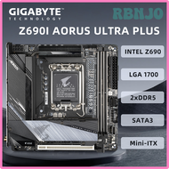 RBNJO Z690I AORUS Gigabyte AORUS Plus ชิปเซ็ต Z690เมนบอร์ดอินเทลพิเศษรองรับ I9-12900K I7 CPU ซ็อกเก็