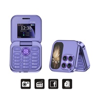 SERVO I17 Điện Thoại Lật Mini Màn Hình 1.77 SIM Kép Chờ Danh Sách Đen Quay Số Nhanh Magic Voice Đài