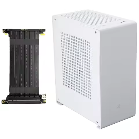 A1P ZZAW Aluminum Mini ITX Case Small PC Desktop Chassis with A4 Size Bag-Carry 3 Colors for Option 