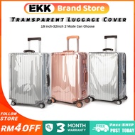 【Ready Stock】EKK Luggage Cover Protector 18 20 22 24 26 30 Inch Transparent PVC Suitcase Cover Travel Thicken Luggage Bag Cover