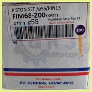 ← ◞ ↙ Piston piston set FIM kawasaki kaze pin 13 dm 53, 53.5, 54, 54.5, 55 mm