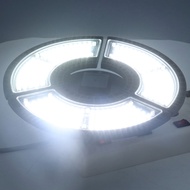 Fun~ LED Bay Light 60W Waterproof 288 Lamp Beads Foldable 3 Leaf E26 E27 Garage Light For Basements 