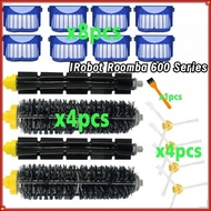 Replacement Part Kit For IRobot Roomba 600 Series 610 620 625 630 650 660 Vacuum Beater Bristle Brush Aero Vac Filter Side Brush