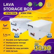 HOMELITE | LAVA HEAVY DUTY STORAGE BOX WITH ROLLER WHEEL / KOTAK SIMPANAN / 储物盒 FILE ORGANIZER  / CL