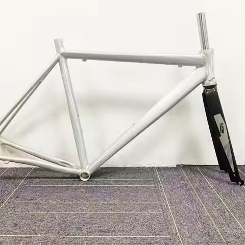 53 CM 700 C Aluminum Alloy Road Bike Frame with B S.P.A 700c Suspension Fork Bicycle Frame