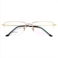 Dust-proof glasses, ultra-light 0-degree road glasses, half-rimmed titanium alloy KT500