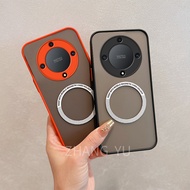 Casing Honor X9A X9B X9 4G phone case new frosted transparent magnetic phone case