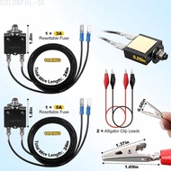 3AMP 5AMP Resettable Fuse Kit with 14 AWG Tinned Copper Alligator Clips for Labs
