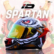 หมวกกันน็อค ID รุ่น SPARTAN - ลาย LION DANCE ลายใหม่ต้อนรับตรุษจีน