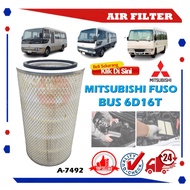 S2U Air Filter Mitsubishi Fuso Bus 6D16T A-7492 ME073252 Penapis Angin Udara Kereta