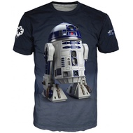 Star Wars R2d2 Crew Neck Short Sleeve T-shirt