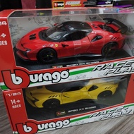 Bimeigao 1/24 Ferrari SF90FXX Simulation Alloy Car Model Sports Car Gift Ornaments