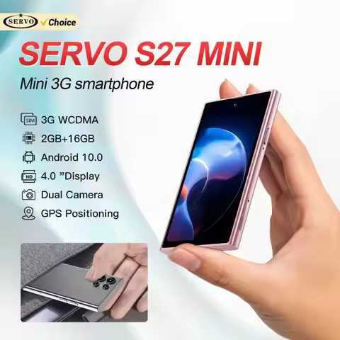 SERVO S27 MINI Android Small Smartphone 3G WCDMA Play Store 2GB+16GB WiFi Hotspot GPS Face ID 4.0" M