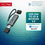 TP-Link UA430D 2-in-1 USB3.0 Type-C&A to SD MicroSD TF 3.0 Card Reader for PC Laptop