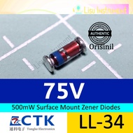 ZMM75V 75 Zener 500mW 0.5W LL-34 SOD80C CTK Electronics