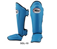 Twins special shin guards SGL-10 Light Blue ( S,M,L,XL) Training MMA K1 สนับแข้งทวินส์ สเปเชี่ยล สีฟ้า ป้องกันหน้าแข้ง สำหรับการซ้อมมวย ทำจากหนังแท้