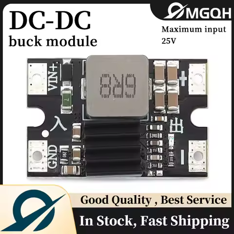 High Efficiency Output DC-DC 25V to 3.3V/5V/9V/12V 8A Buck Step Down Converter Board Module Voltage 