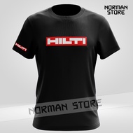 Hilti Power Tools T-Shirt Microfiber Quick Dry Premium Cotton Tees