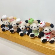 Cartoon Cartoon Plush Chef Panda Bag Pendant Cute Panda Doll Keychain Chengdu Panda Gift Wholesale