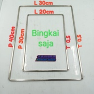 Cookie dough leveling frame stainless steel dough leveling frame/