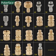 POKERFACE 1Pc 1/4" Quick Connect Coupler Adapter-Car Clean Washing Pressure Washer Connector I2O3