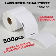 Receipt Paper Label Thermal Sticker Roll Barcode A6 150x500