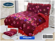 { BISA COD } Bedcover Set California Full Motif , Uk.180X200 Cm SPREI RUMBAI / Bedcover Murah Promo 