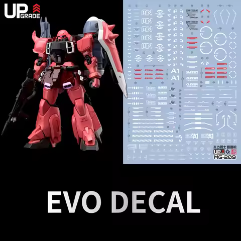 EVO Decal MG-209 for MG 1/100 ZGMF-1000/A1 Gunner Zaku Warrior Lunamaria Hawke Custom Mobile Suit Mo