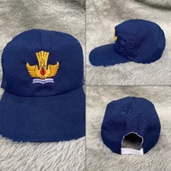 GROSIR  20 PCS !! Topi Sekolah SD SMP SMA PRAMUKA Boridir Logo Tut Wuri