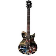 亞洲樂器 Washburn WI64ANC+CAMO、美國大品牌 主動式電吉他、迷彩