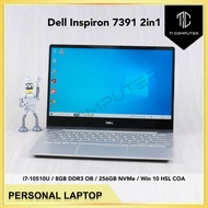 Dell Inspiron 7391 2-in-1 Touchscreen Intel i7-10510U 8GB DDR3 OB RAM 256GB NVMe SSD Win 10 HSL Refu