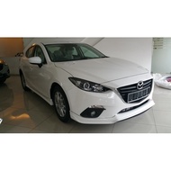 Mazda 3 2015 - 2017 Sedan RSR Design Bodykit Body Kit Skirting Skirt Lip Spoiler