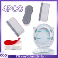 4pcs Rubber Toilet Seat Pads Gasket Cover Gasket Block Closed Toilet Cover Wc Gasket Rubber Seat Gas