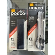 Dorco Big Cutter Knife 25mm XL 701 Metal Pen Knife Pisau
