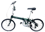 Dahon Route 20" 7-speed Alloy Folding Bike Forest Green (Dahon Glo Edition)