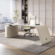 【SG Sellers】Rock Slab Desk Modern Premium Feeling Office Desk Home Study Writing Desk Italian Minimalist Computer Desk