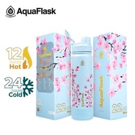 Aquaflask Sakura Limited Edition with Silicone Boot Floral Collection