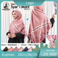 Hijab Jilbab Segi Empat Voal Miracle Syar`i Motif random Umama 130x130